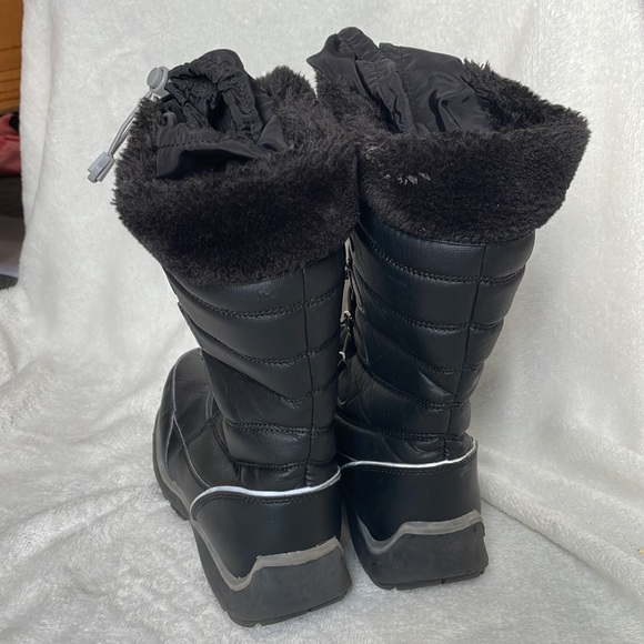 Girls Lands’ End Tall Boots with cinch top, worn twice, size 4. Bundle & Save!! - Picture 4 of 6